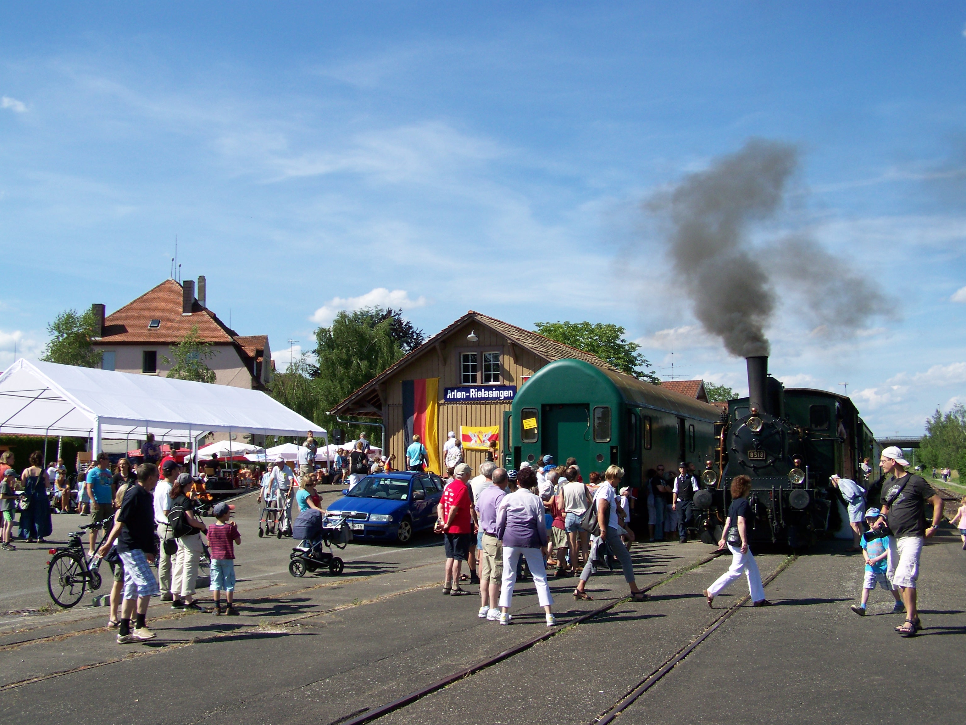 Modellbahn am Bahnhoffest