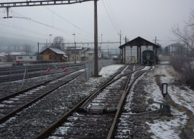 Ausfahrt aus Etzwilen