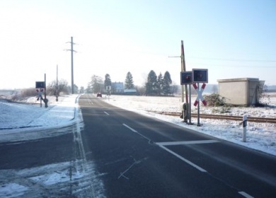 Bahnübergang Strasse nach Arlen (km 39,4)