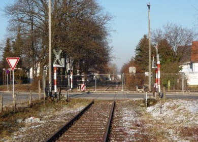 Bahnübergang Worblinger Strasse (km 42,4)